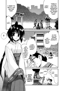 [Yaya Hinata] Tonari no Miko-san wa Minna Warau Ch.1-2 [English] [biribiri]