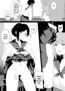 [Maguro Shining] Do-M Kanojo ga No-Pan Toukou shita Yuri Coup | Super Masochist Girl Goes to School With No Panties [English] [Binbou Scanlation]