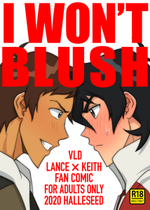 I won't blush